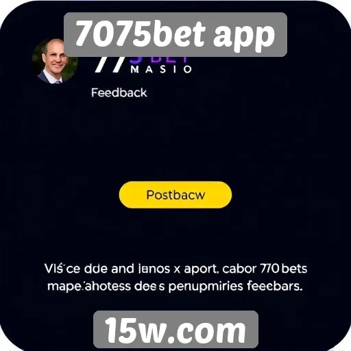 Feedback dos usuários sobre o 7075bet app