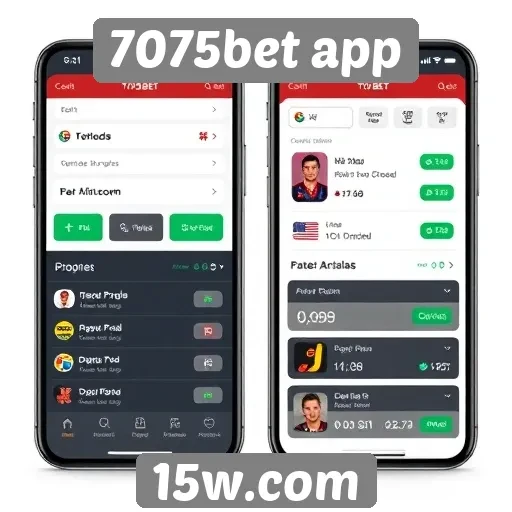 Análise da interface do usuário do 7075bet app